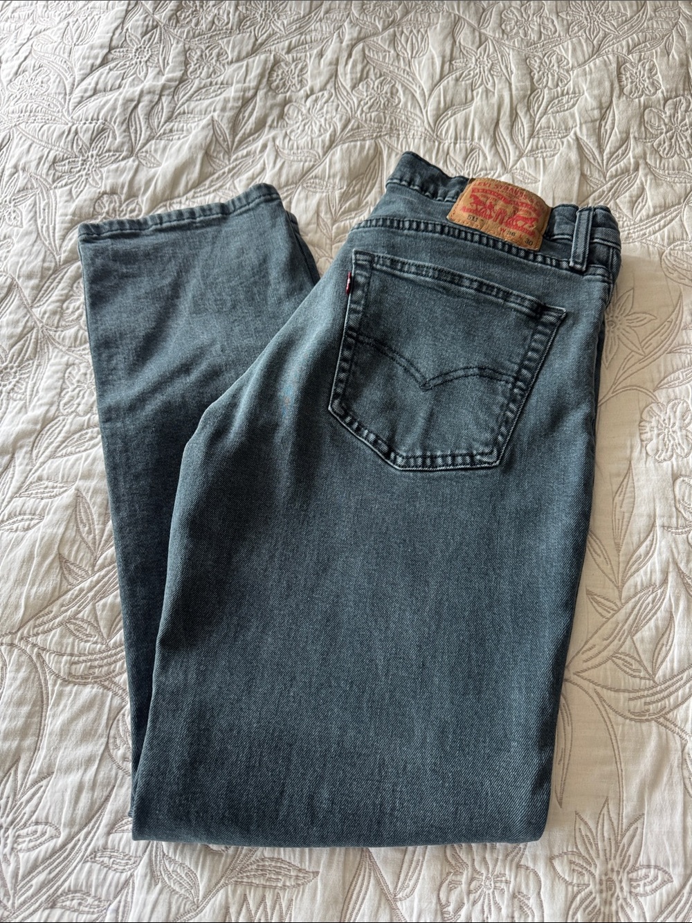 Levi's Men's Dark Charcoal Straight Jeans 511 W36 L30